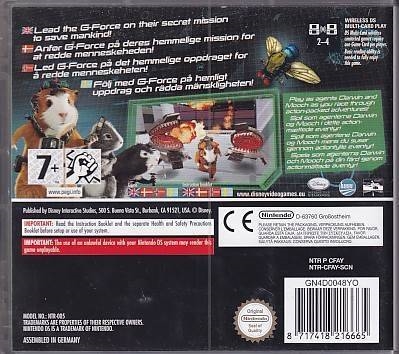 Disney G-Force - Nintendo DS (B Grade) (Genbrug)